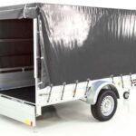 Remorque 1300 kg | 150 x 300 cm | avec bâche | Type 7.13
