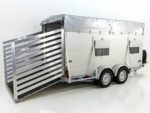 Remorque professionnelle de bétail 185×450 cm hauteur: 185 cm 3.5t combinaison de volets nouveau véhicule – Image 11