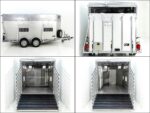 Remorque professionnelle de bétail 185×450 cm hauteur: 185 cm 3.5t combinaison de volets nouveau véhicule – Image 7